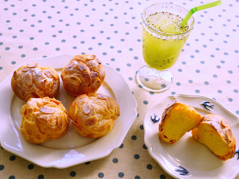 【5月開催】王道のカスタードシュークリーム&キウイのハニーフルーツエイド