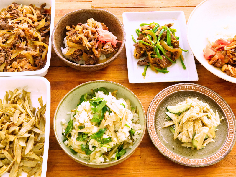 【5月開催】新シリーズ!「作りおきで何度もおいしい“おかずのたね”」~牛肉のすき煮、ごぼうの塩きんぴら~