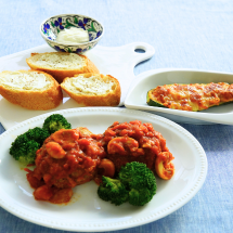 【5月開催】新シリーズ「平日のうれしい時短ごはん 」ワンパン煮込みハンバーグ&ズッキーニのグラタン(他1品)